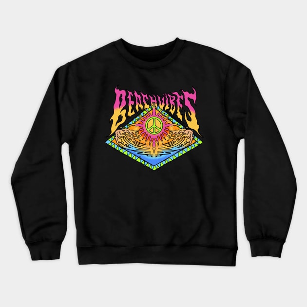 Beach Vibes Crewneck Sweatshirt by merry420